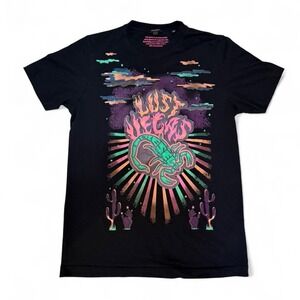 Diesel Lust Vegas UV Responsive Glow T-Shirt, Black, Size M